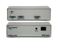 Разветвитель VGA Gembird GVS122, HD15F/2x15F, 1 компьютер - 2 монитора