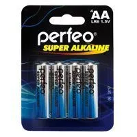 Батарейка Perfeo LR6/4BL Super Alkaline AA