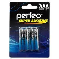 Батарейка Perfeo LR3/4BL Super Alkaline AAA